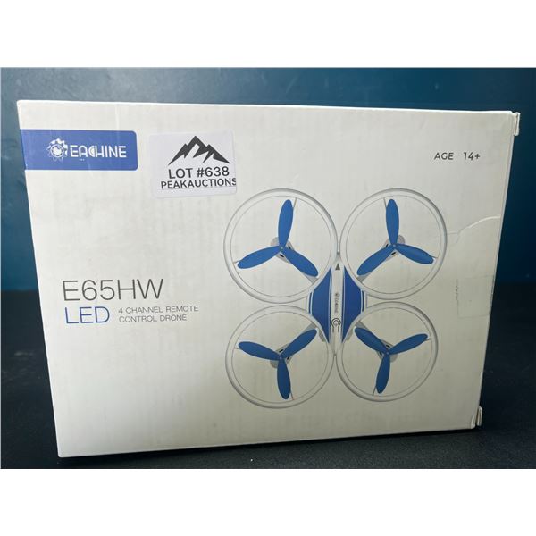 Lot of 1 Eachine E65HW LED 4-Channel Remote Control Drone