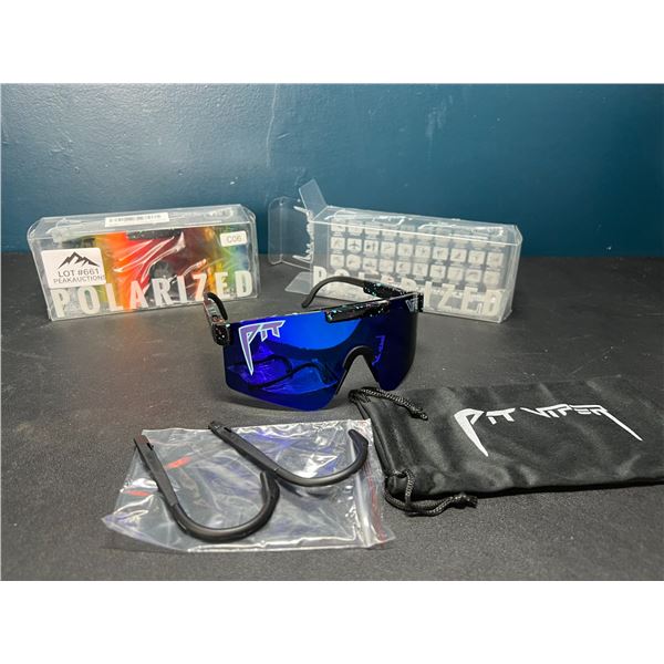 Lot of 2 Pit Viper Polarized Sunglasses