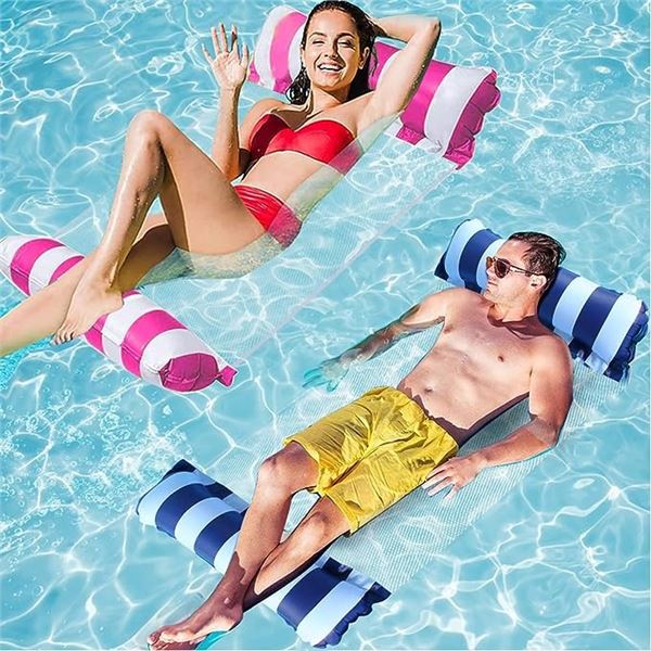 Lot of 2 Inflatable Floating Pool Hammocks (2pcs per pack/4 total)
