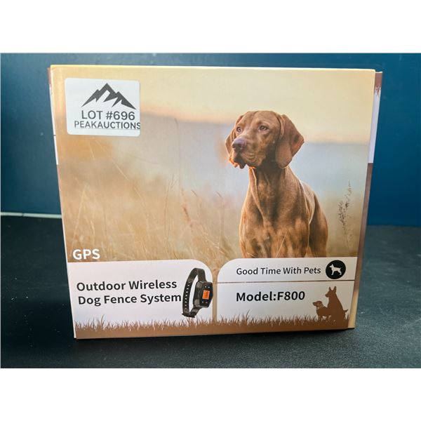 Lot of 1 GPS Outdoor Wireless Dog Fence System - Model F800