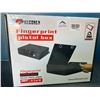 Image 1 : Lot of 1 Fingerprint Pistol Box - Biometric Gun Safe for Pistols - BRAND NEW SEALED!!