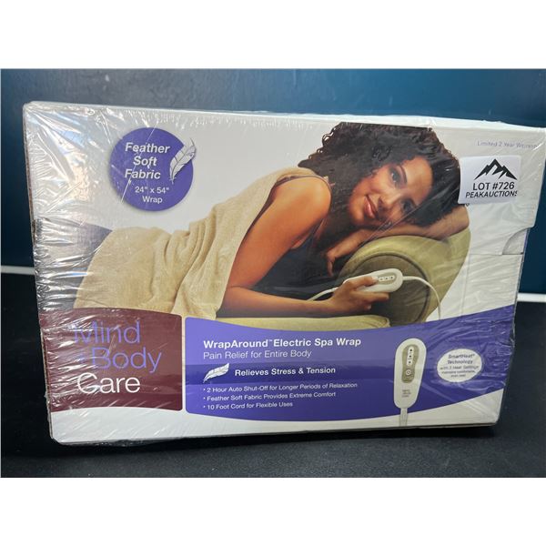 Lot of 1 Wrap Around Electric Spa Wrap - Relieves Stress & Tension - Brand New Sealed!