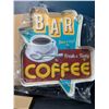 Image 1 : Lot of 1 LED Coffee Bar Light-Up Wall Sign/Decor Light Up Sign