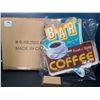 Image 2 : Lot of 1 LED Coffee Bar Light-Up Wall Sign/Decor Light Up Sign