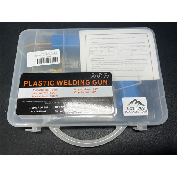 Lot of 1 Plastic Welding Gun Tool Kit