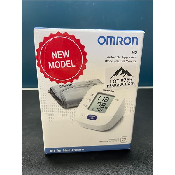 Lot of 1 Omron M2 Automatic Upper Arm Blood Pressure Monitor