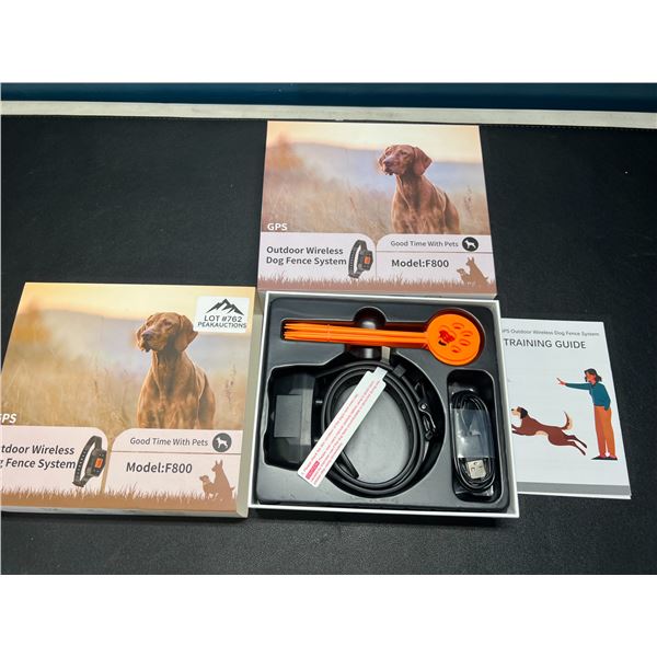 Lot of 1 GPS Outdoor Wireless Dog Fence System - Model F800