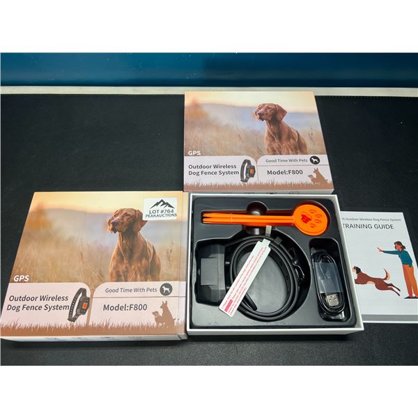 Lot of 1 GPS Outdoor Wireless Dog Fence System - Model F800