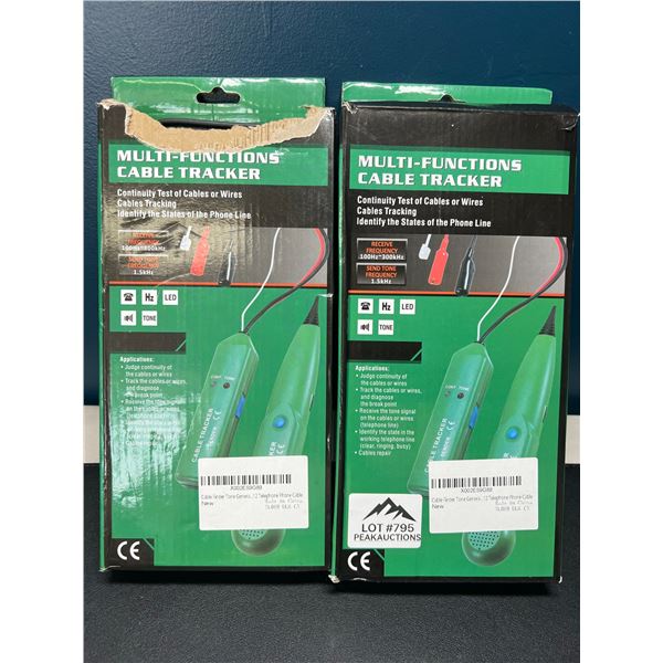 Lot of 2 Multi-Function Cable Trackers