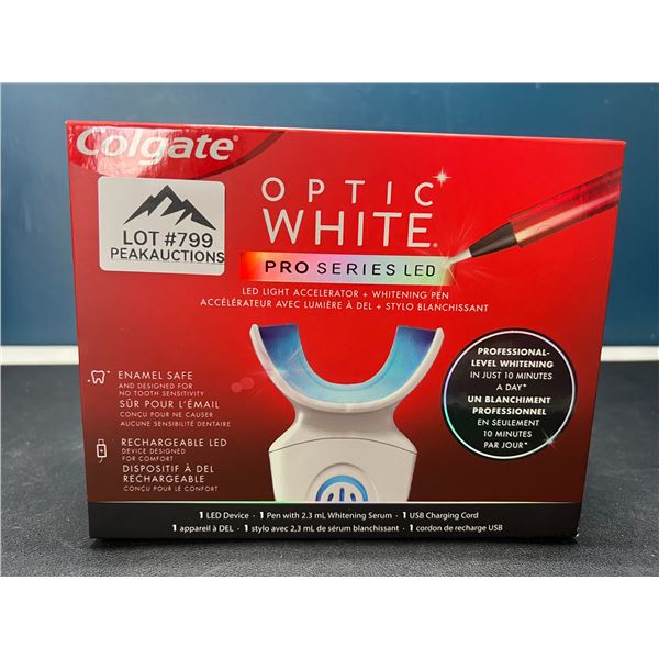 Lot of 1 Colgate Optic White Pro Series LED Teeth Whitening System