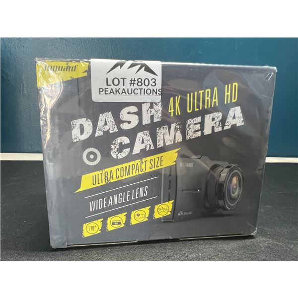 Lot of 1 Toguard 4K Ultra HD Dash Camera w/ Wide Angle Lens