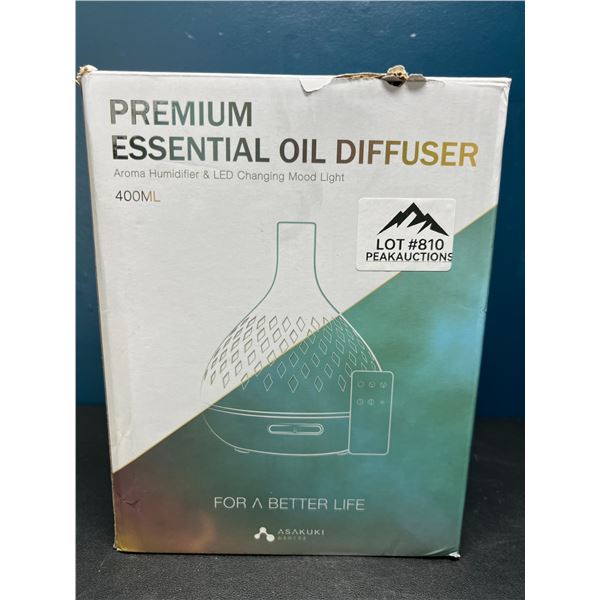 Lot of 1 Premium Essential Oil Diffuser/LED Mood Light