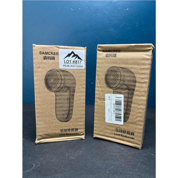 Lot of 2 Electric Lint Removers/Fabric Shavers