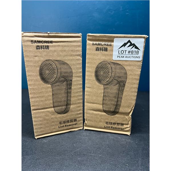 Lot of 2 Electric Lint Removers/Fabric Shavers