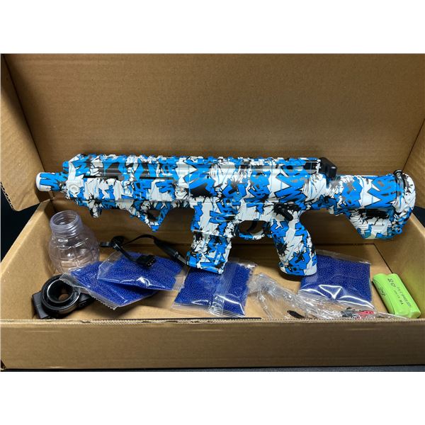 Lot of 1 Electric Gel Ball Blaster Gun - Blue Camo