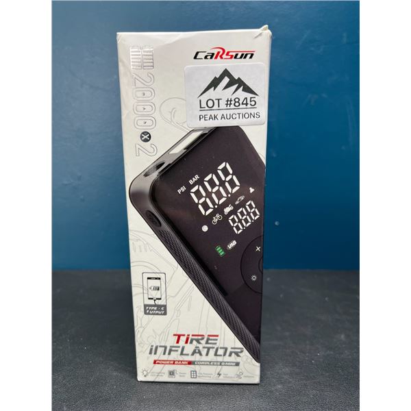 Lot of 1 CarSun Electric Tire Inflator/Power Bank