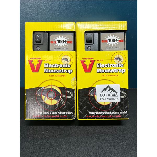 Lot of 2 Electronic Mouse Traps