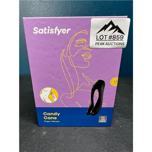 Lot of 1 Satisfyer Candy Cane Adult Sex Toy Finger Vibrator