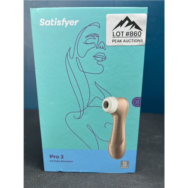 Lot of 1 Satisfyer Pro 2 Air Pulse Stimulator Sex Toy