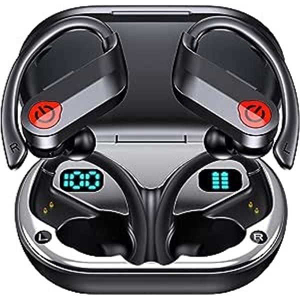 Lot of 3 Pairs of YYK-Q63 Sport Bluetooth Wireless Earbuds