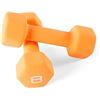 Image 1 : Lot of 2 Neoprene Dumbells - 8lbs each