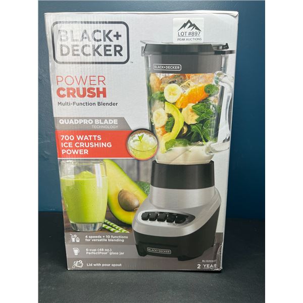 Lot of 1 Black+Decker Power Crush Multi-Function Kitchen Blender
