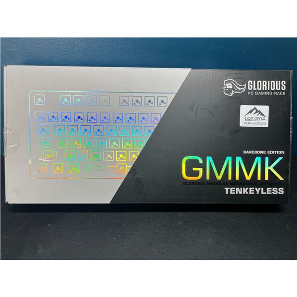 Lot of 1 Glorious GMMK Tenkeyless Mechanical Keyboard - Barebone Edition