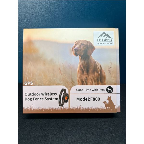 Lot of 1 GPS Outdoor Wireless Dog Fence System - Model F800