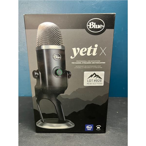 Lot of 1 Yeti X Professional USB Microphone for Gaming, Streaming & Podcasting