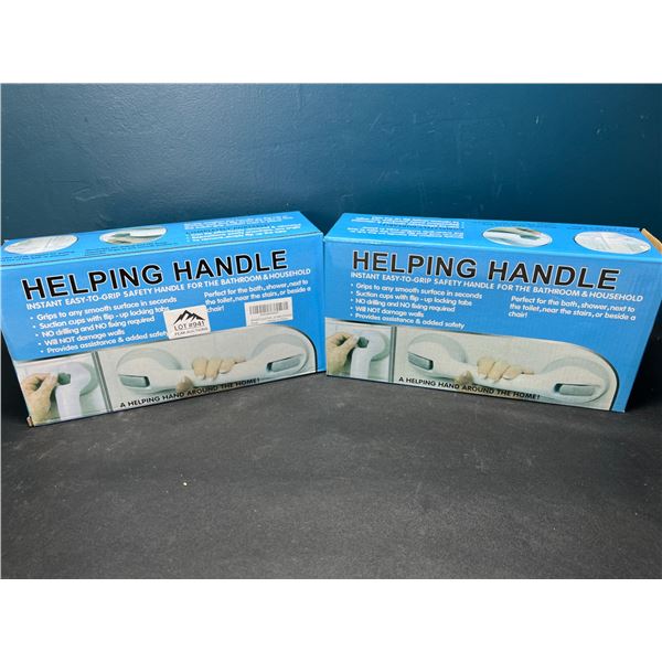 Lot of 2 Helping Handles - Instant Easy-To-Grip Safety Handles for Household/Bathroom