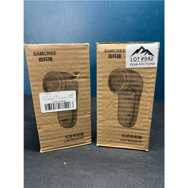 Lot of 2 Electric Lint Removers/Fabric Shavers