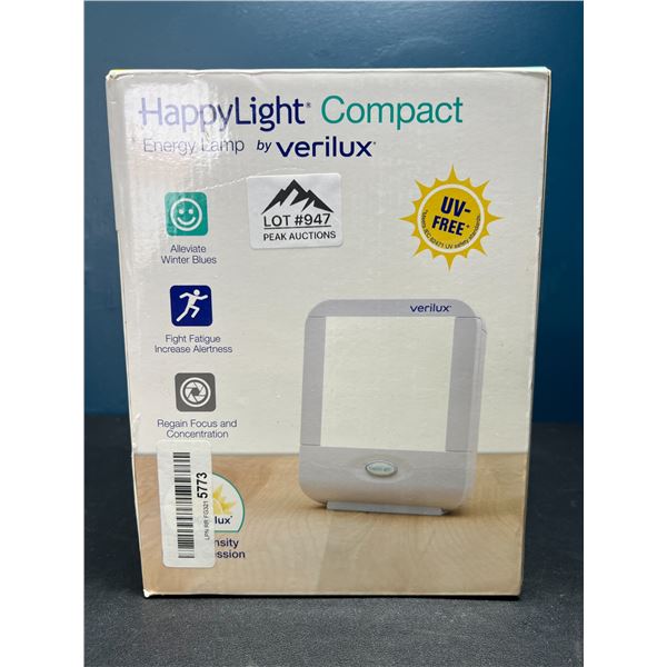 Lot of 1 HappyLight Compact Energy Lamp by Verilux - Helps w/ Fatigue, Blues, Energy, etc.