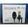 Image 1 : Lot of 1 Desktop Podcasting USB Microphone Set