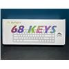 Image 1 : Lot of 1 Boyi 68 Keys NKRO Bluetooth Mechanical Gaming Keyboard - Matcha Green