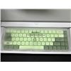 Image 2 : Lot of 1 Boyi 68 Keys NKRO Bluetooth Mechanical Gaming Keyboard - Matcha Green