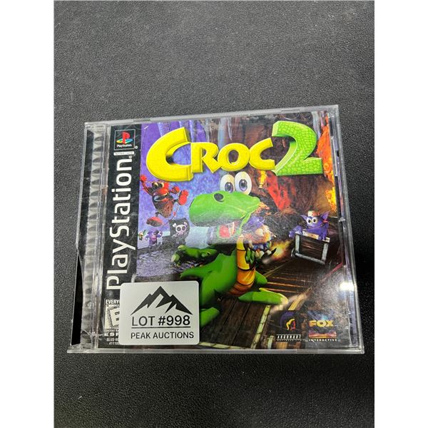 Lot of 1 Playstation "Croc 2" Video Game