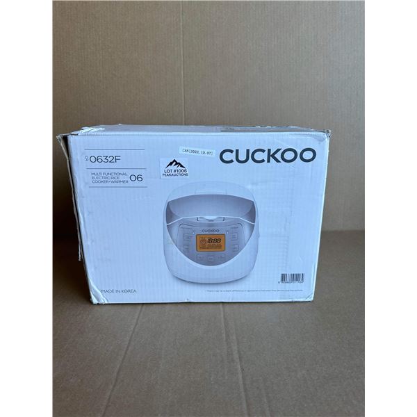 Lot of 1 Cuckoo Multifunctional Electric Rice Cooker