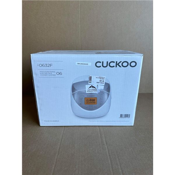 Lot of 1 Cuckoo Multifunctional Electric Rice Cooker