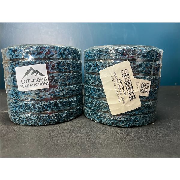 Lot of 2 Multi-Packs of Abrasive Discs - 6pcs per pack