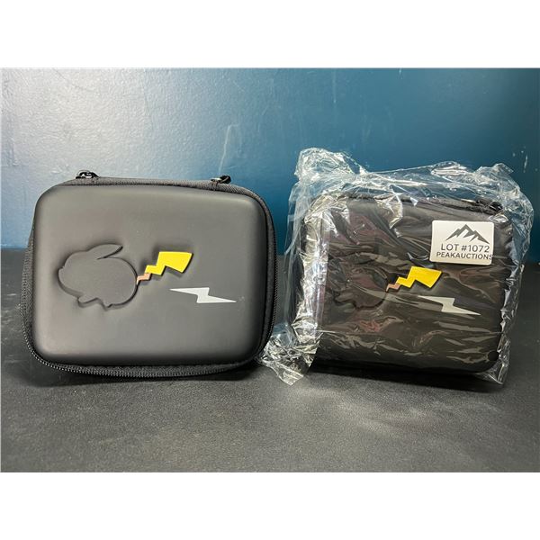 Lot of 2 Pikachu HardShell Deck Boxes for Collectible/Trading Cards