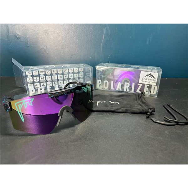 Lot of 2 Pit Viper Polarized Sunglasses