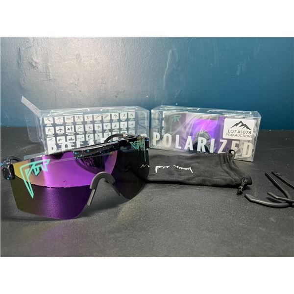 Lot of 2 Pit Viper Polarized Sunglasses