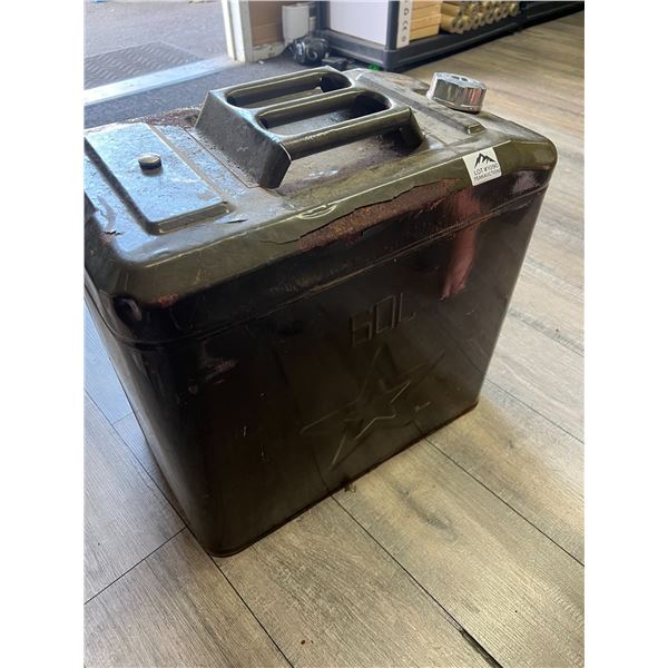 Lot of 1 Vintage Gas Tank - 60L - Used