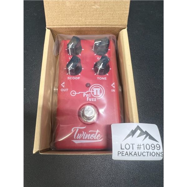 Lot of 1 Twinote P Fuzz Guitar Effect Pedal