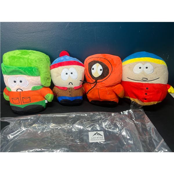 Lot of 4 South Park Plushies/Stuffies