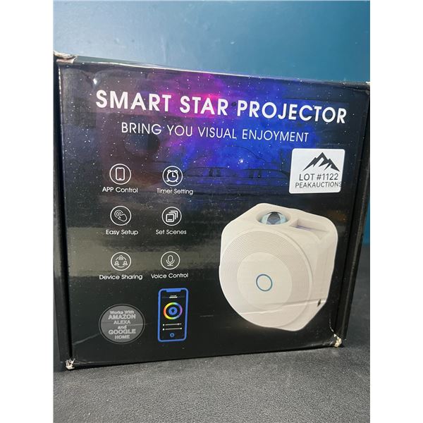 Lot of 1 Smart Starry Night Star Galaxy Light Projector w/ App Control & Voice Control
