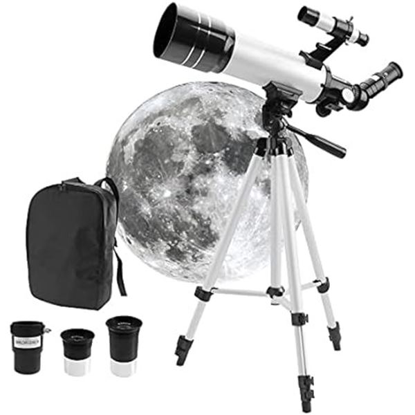 Lot of 1 Demengite 70mm Aperture Astronomical Telescope w/ Backpack Set