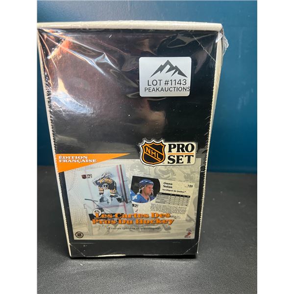Lot of 1 Booster Box of 1992 NHL Pro Set Hockey Cards - 36 Packs - French Series
