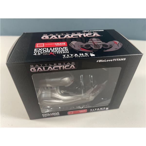 Battlestar Galactica Cylon Raider 4.5" Titan Figure LootCrate Exclusive