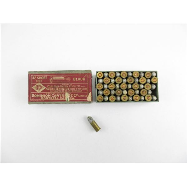 COLLECTIBLE DOMINION .32 COLT AMMO
